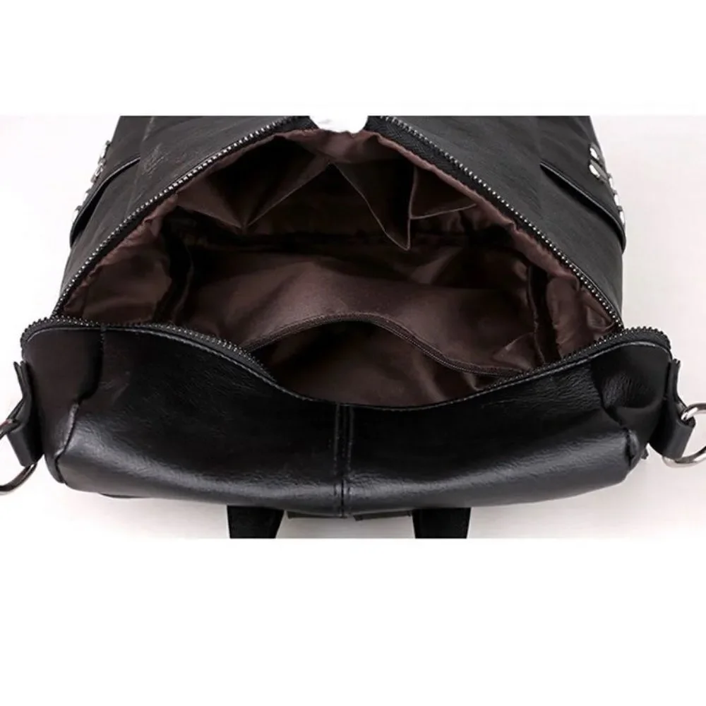 ‎NEW HEMPSHIRE Vegan Leather Convertible Commuter Backpack
